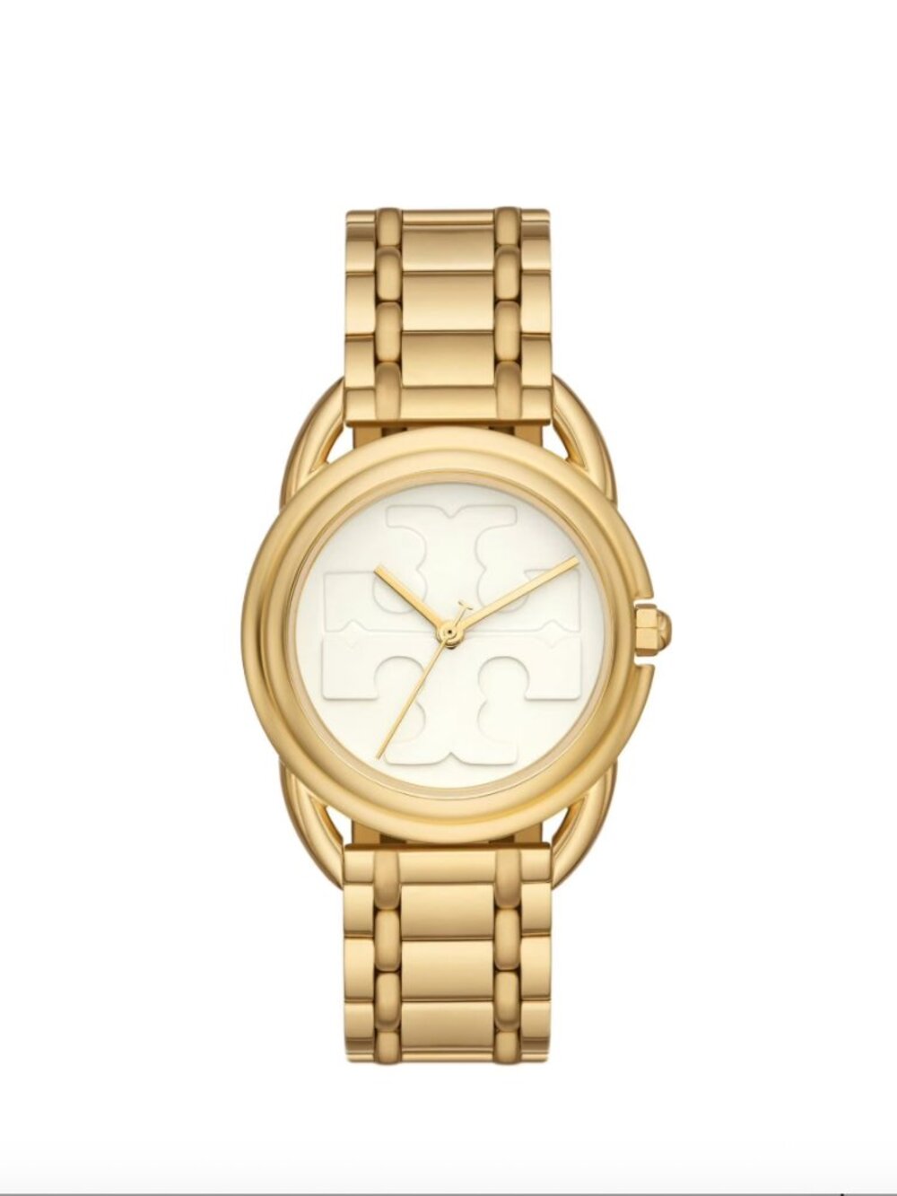 Tory Burch Women's Miller Gold-Tone Stainless Steel Bracelet Watch 32mm TBW7220